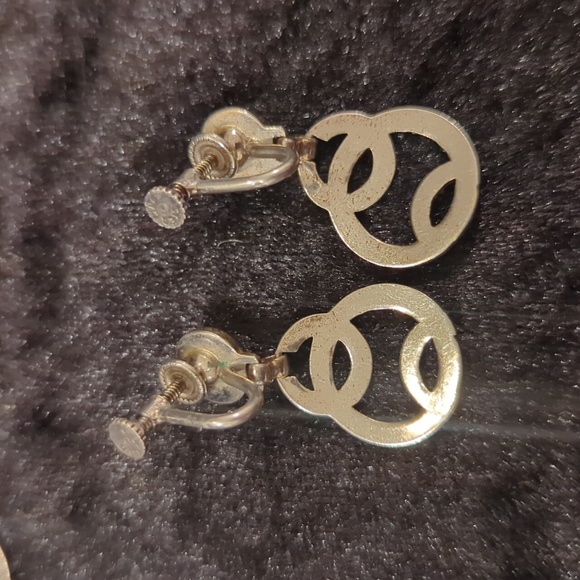 1940s Art Deco Signed Symmetallic 14kt Gold Sterling Necklace w Earrings Set - Picture 7 of 8